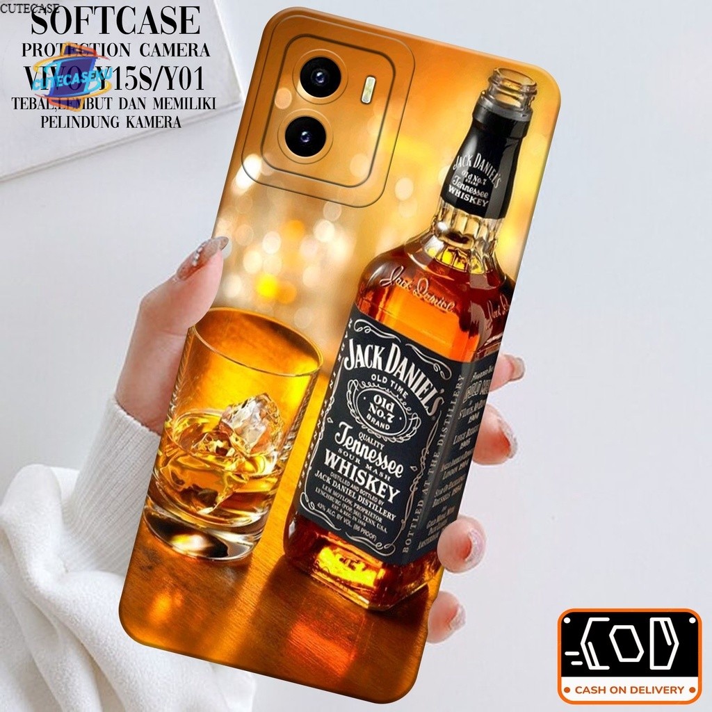 Case Hp Vivo Y15S/Y01 Terbaru- Soft Macaron Pro Camera - Softcase Vivo Y15S/Y01 Terbaru - Casing Viv