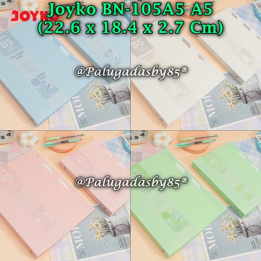 

(1 Biji) GROSIR Map Binder JOYKO BN-105A5 A5 22.6*18.4*2.7 Cm / Binder Note Joyko BN-105 A5
