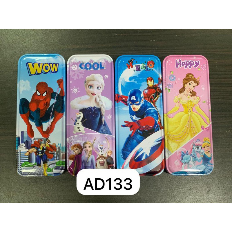 

(TOS) Kotak Pensil karakter 2 susun 7.5x21/Tempat Pensil AD 133 /Pensil Case