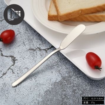 Pisau Butter Roti Stainless Steel Premium / Pisau Oles Mentega Selai / Butter Cream Knife / Butter K
