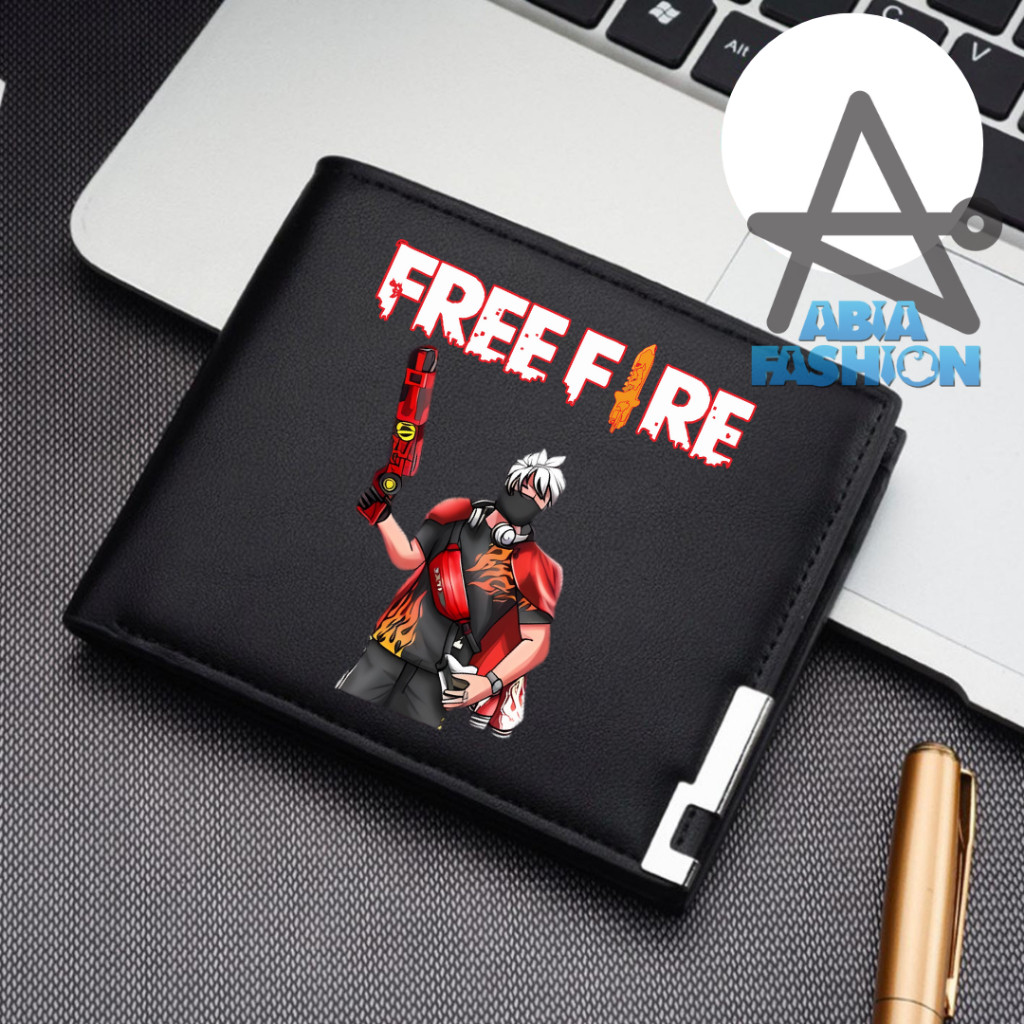 Dompet Wallet FREE FIRE SKIN dompet kulit sintetis anime GAME dompet anak dompet custom