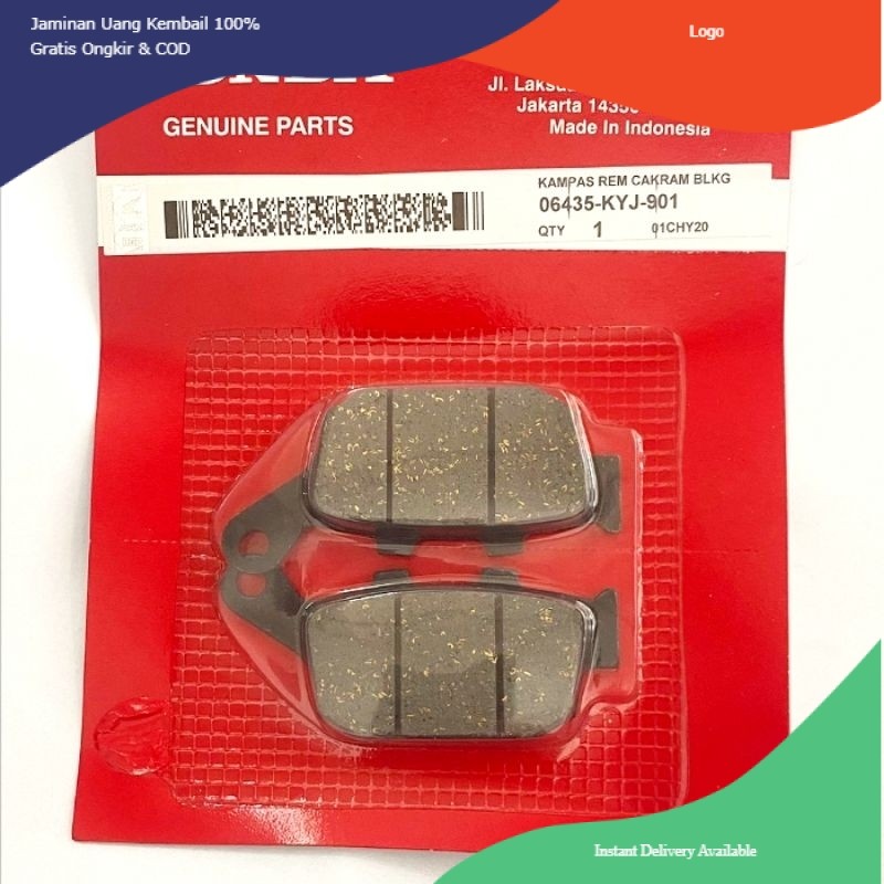 KAMPAS REM CAKRAM BELAKANG CBR 250 DISPAD REM BELAKANG CBR 250 KODE KYJ