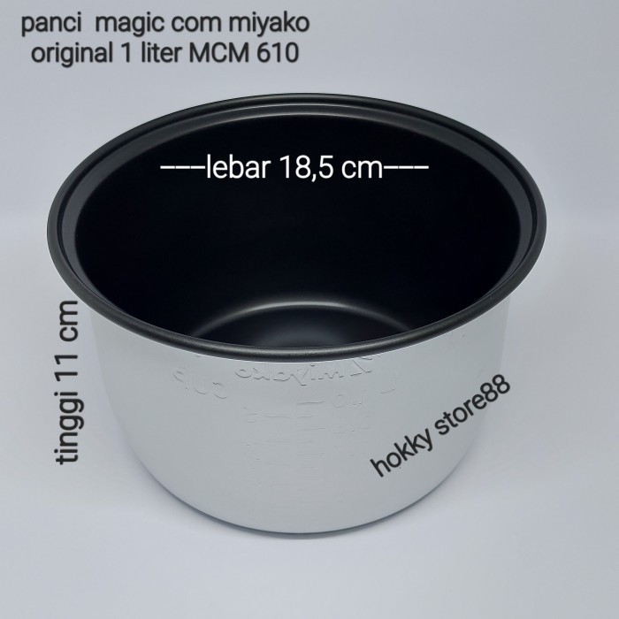 Panci teflon Magic Com Miyako 1 Liter / Panci Miyako MCM 610