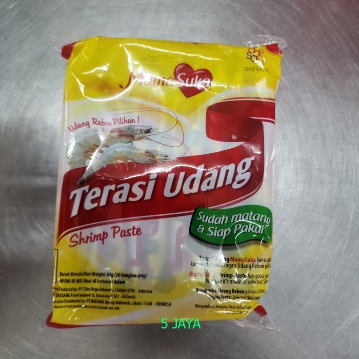 

terasi udang mama suka 80 gr isi 20×4gr pcs
