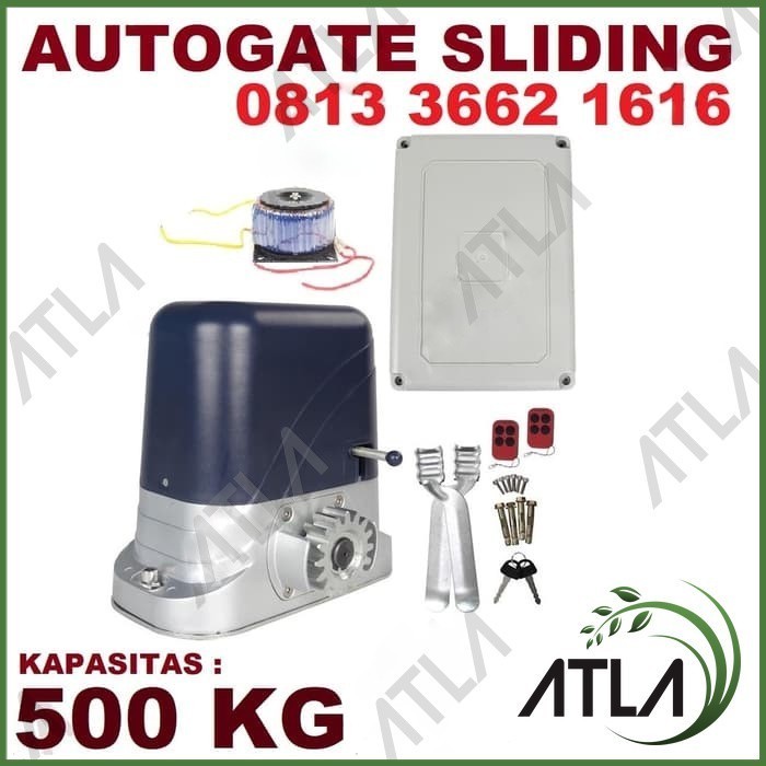 Autogate 500 KG Auto Door Sliding Gate DC Mesin Pembuka Pintu Gerbang
