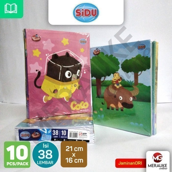 

Buku Tulis SiDu 38 Lembar Motif Beragam