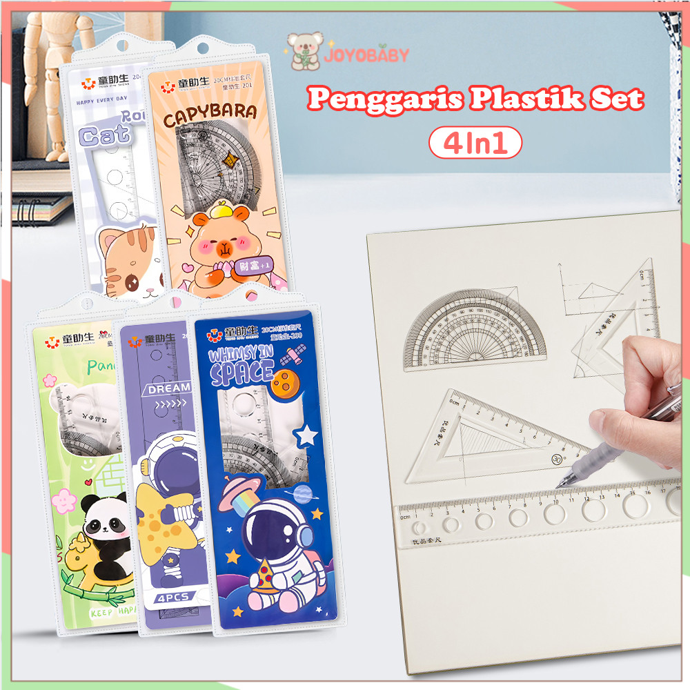 

Ucli Penggaris Bening Sekolah Isi 4 Pcs Ruller Set Transparant Perlengkapan Sekolah
