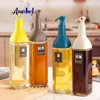 ELMO Botol Minyak Kaca Anti Tumpah Estetik Korean Style Wadah Saos Vinegar Kecap