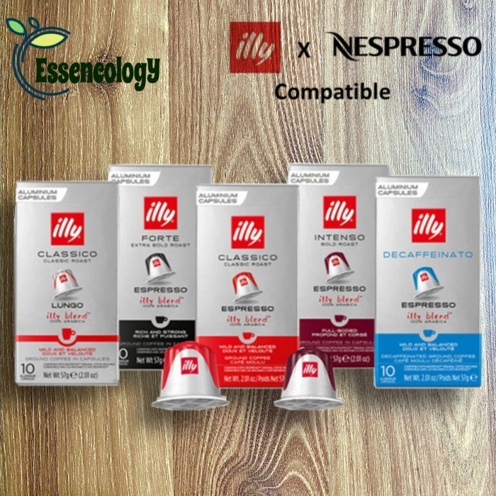 

Illy Classico Nespresso Coffee Capsule - Classic Roast - Isi 10 Kapsul - Lvz CG Classico