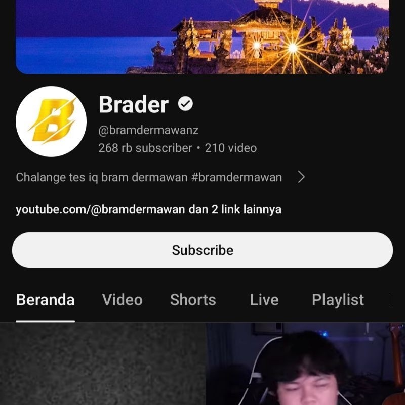 Akun Youtube Verified 200k Subscribe