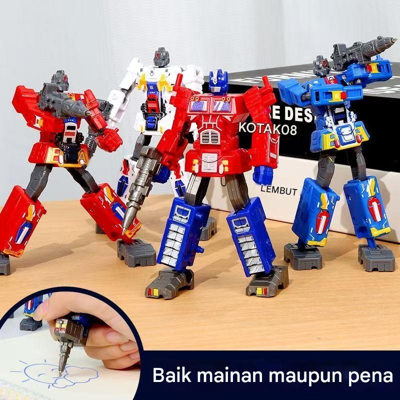 

Pena Transformers Optimus Prime/Mainan Robot King Kong/Pena Gel Mainan Edukatif/Alat Tulis Hadiah Baru Untuk Pelajar