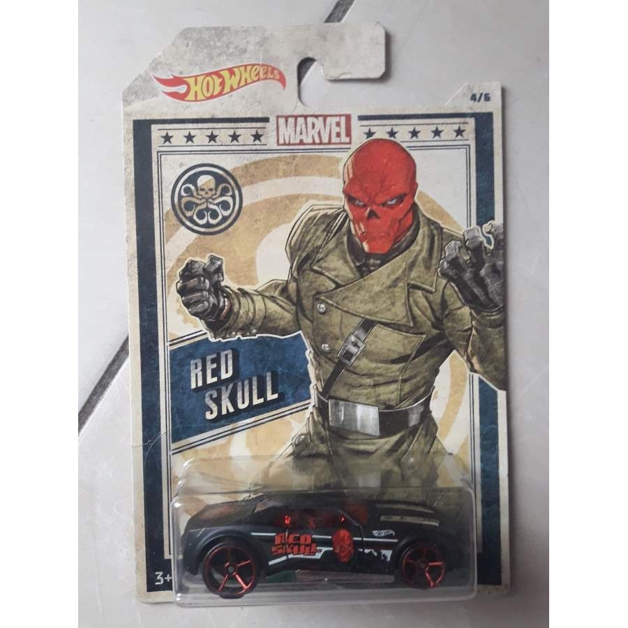 HOTWHEELS HOT WHEELS - BULLY GOAT / MARVEL RED SKULL - AVENGERS SERIES RARE ORIGINAL DIECAST