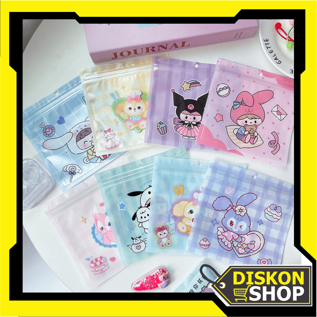

Diskon Shop - 6594 Plastik Klip Motif Lucu / Ziplock Kue Mini Serbaguna