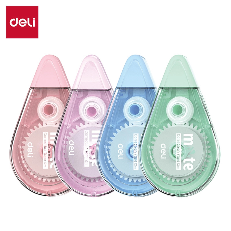 

Correction Tape Deli EH360A - Alat Koreksi Tanpa Suara Warna Pastel 5mm x 12m