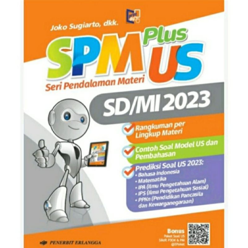 BUKU SPM PLUS UJIAN SEKOLAH SD/MI 2023 PLUS KUNCI JAWABAN