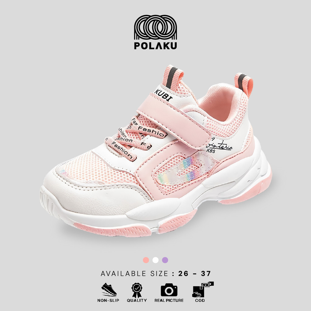 Sepatu Sneakers Anak Cewek Model Terbaru LV0404