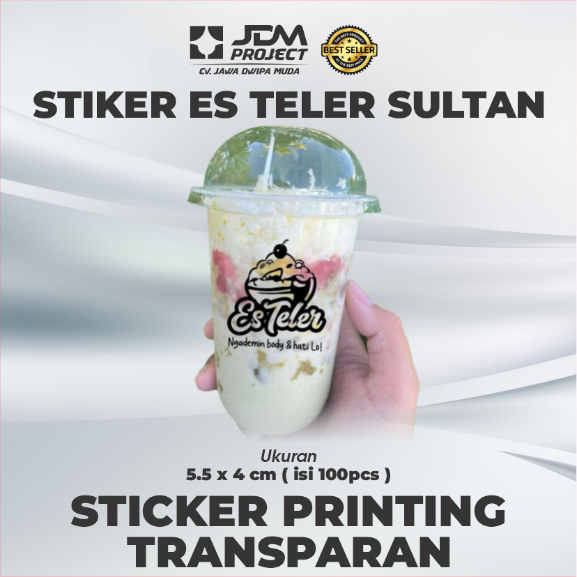 

Cetak Kilat - Stiker Transfaran Kemasan Es Teler isi 100