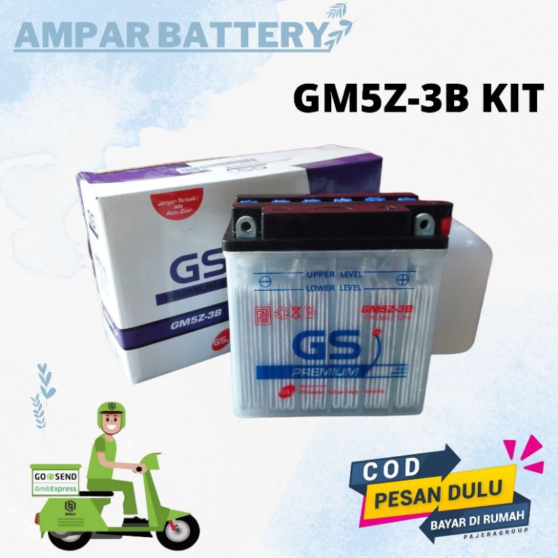 Aki Motor Mio Sporty. Mio Smile. Vega Zr. Jupiter z.Aki Basah GM5-3B