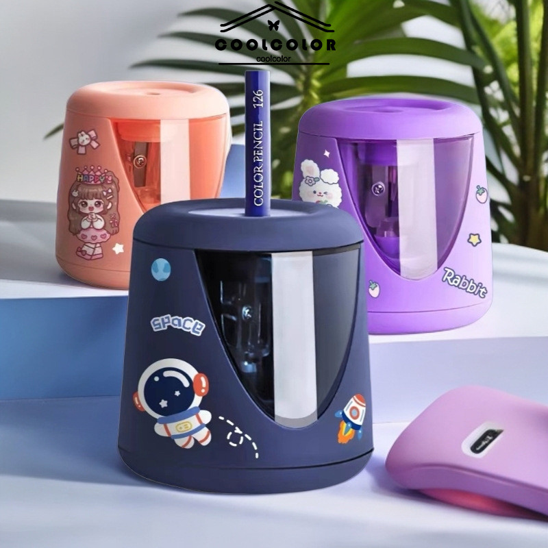 

COD❤️Pensil Pensil Otomatis Siswa Pensil Elektrik Pensil Rautan Pensil Untuk Anak-Cl