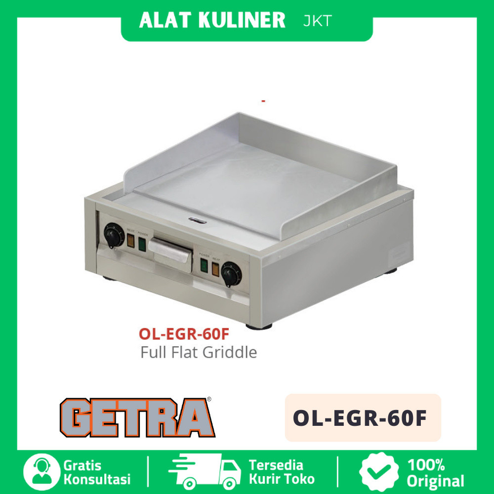ELECTRIC GRIDDLE GETRA OL EGR 60F OL-EGR-60F FULL FLAT GRIDDLE