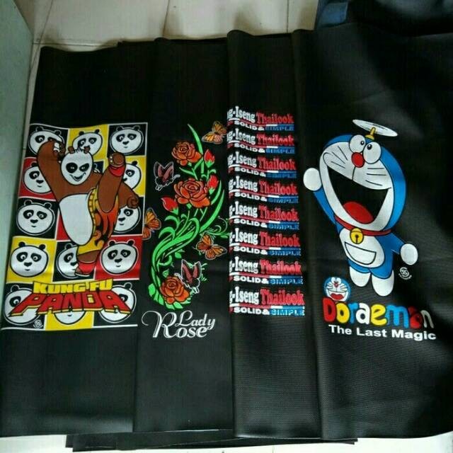Cover Jok Motor Lembaran Doraemon
