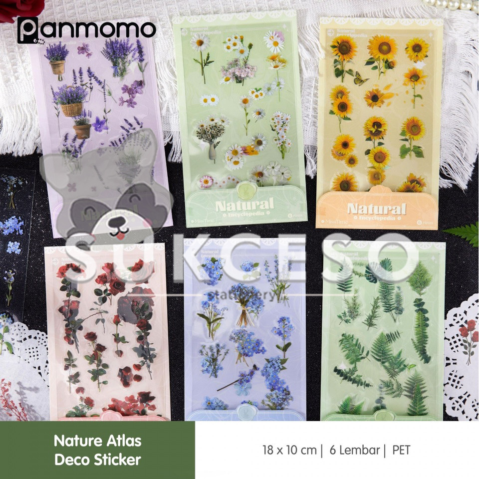 

Nature Atlas Deco Sticker Isi 6 Lembar - Stiker Murah