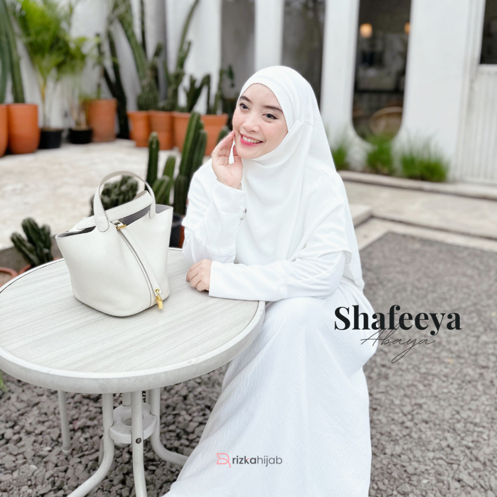BESTPROMO Rizka Hijab - Shafeeya Abaya Set French Khimar