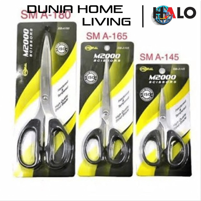 

HALO6 gunting m 2000 stainless besi kecil sedang besar