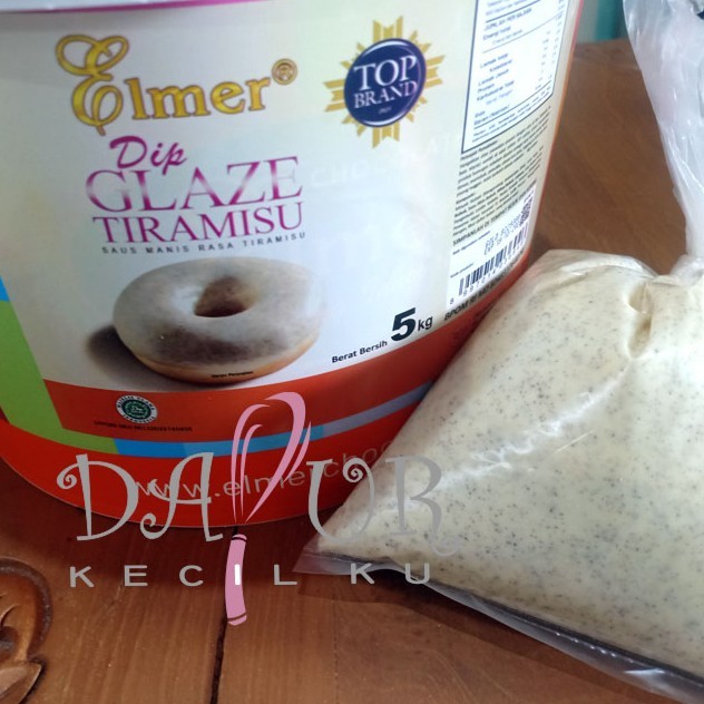 

✨TERLARIS -Topping Donat / Elmer Dip Glaze Tiramisu 500 gr repack