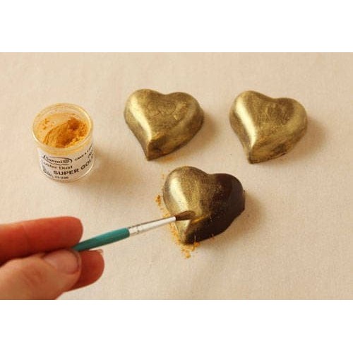 

✨TERLARIS -RU METALLIC GOLD LUSTRE DUST EMAS EDIBLE COKLAT DEKORASI CAKE KUE 1G - 1 GRAM