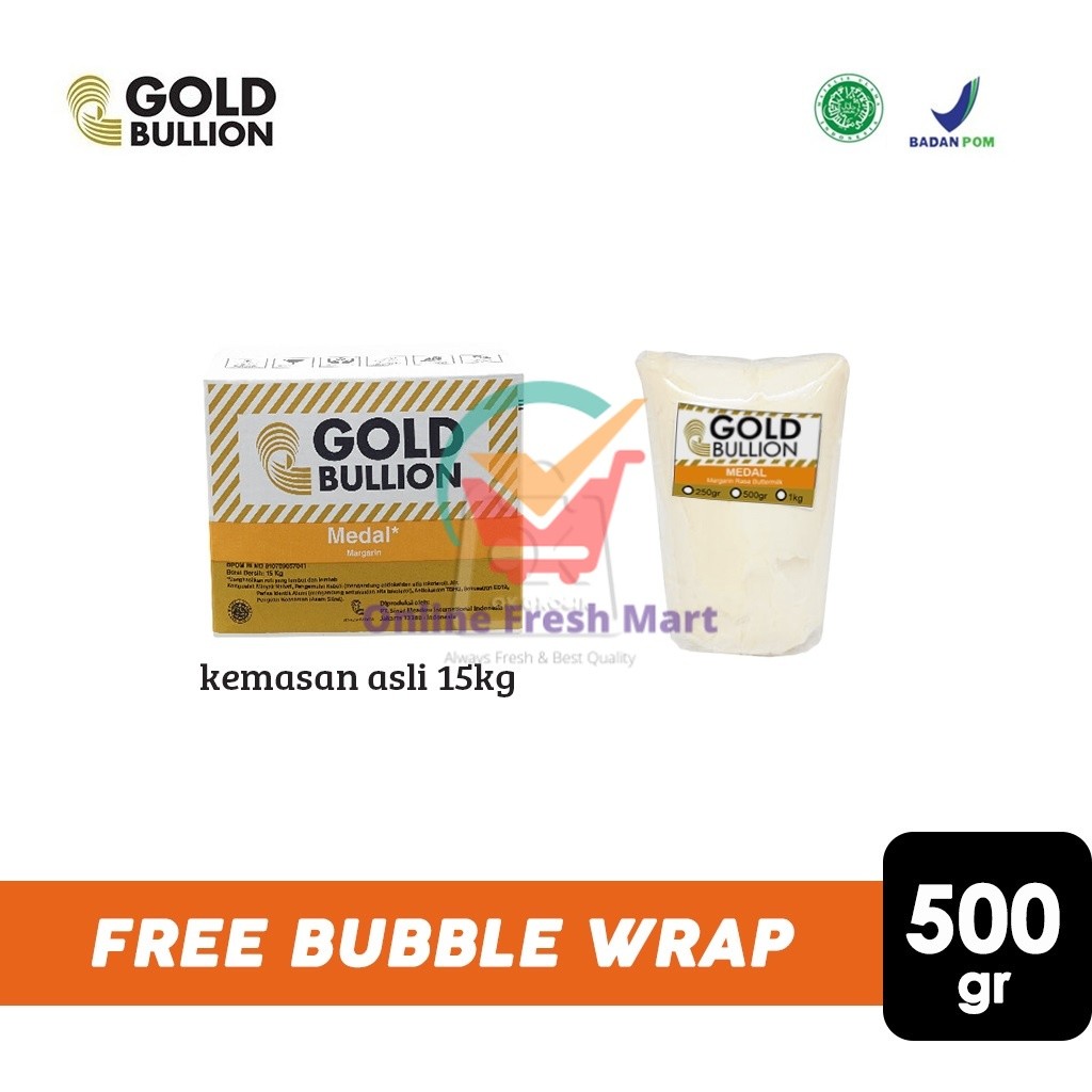 

Gold Bullion MEDAL Buttermilk Margarin (500gr) - Online Frseh Mart Denpasar
