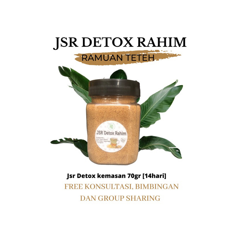 

JSR Detox Rahim Ramuan Serbuk Herbal Alami Untuk Rahim Ramuan Teteh