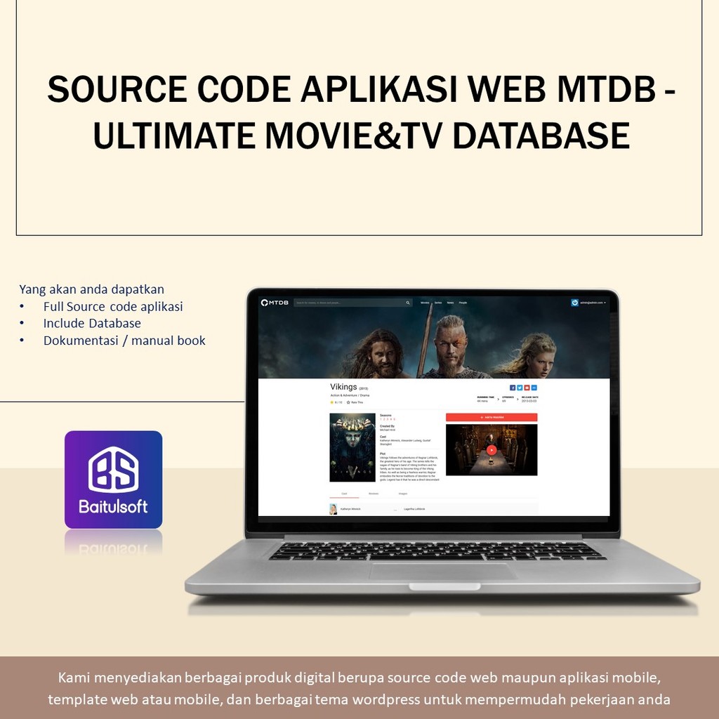 SOURCE CODE APLIKASI WEB MTDB - ULTIMATE MOVIE&TV DATABASE