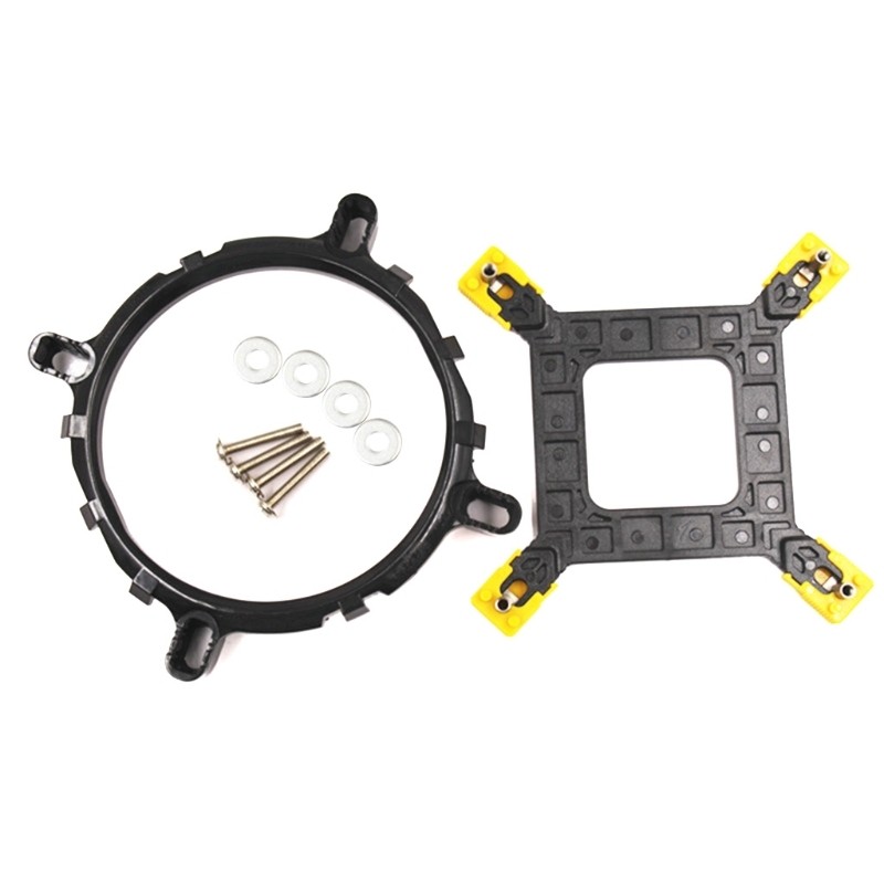 F3KE Retention Bracket Coolers,Mounting Bracket Kit CPU Fan Bracket Heatsink Radiator Mount Back Pla
