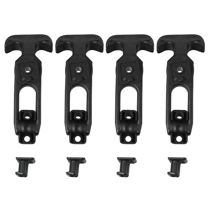 4Pcs T-Handle Rubber Flexible Draw Latches Fit for Toolbox /Cooler/Golf Cart/Farm Machinery T-Toolbo