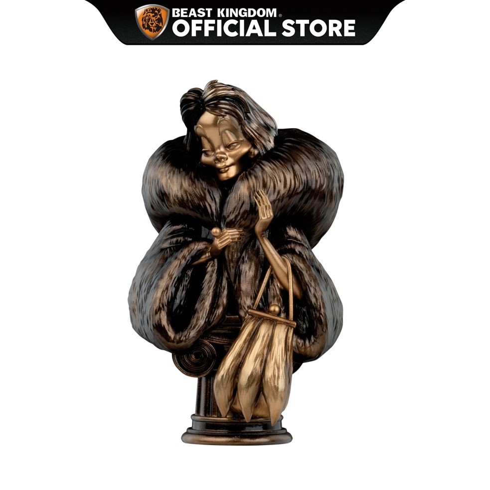 Beast Kingdom BUST-015 Disney Villains Series: Cruella De Vil Statue Figure
