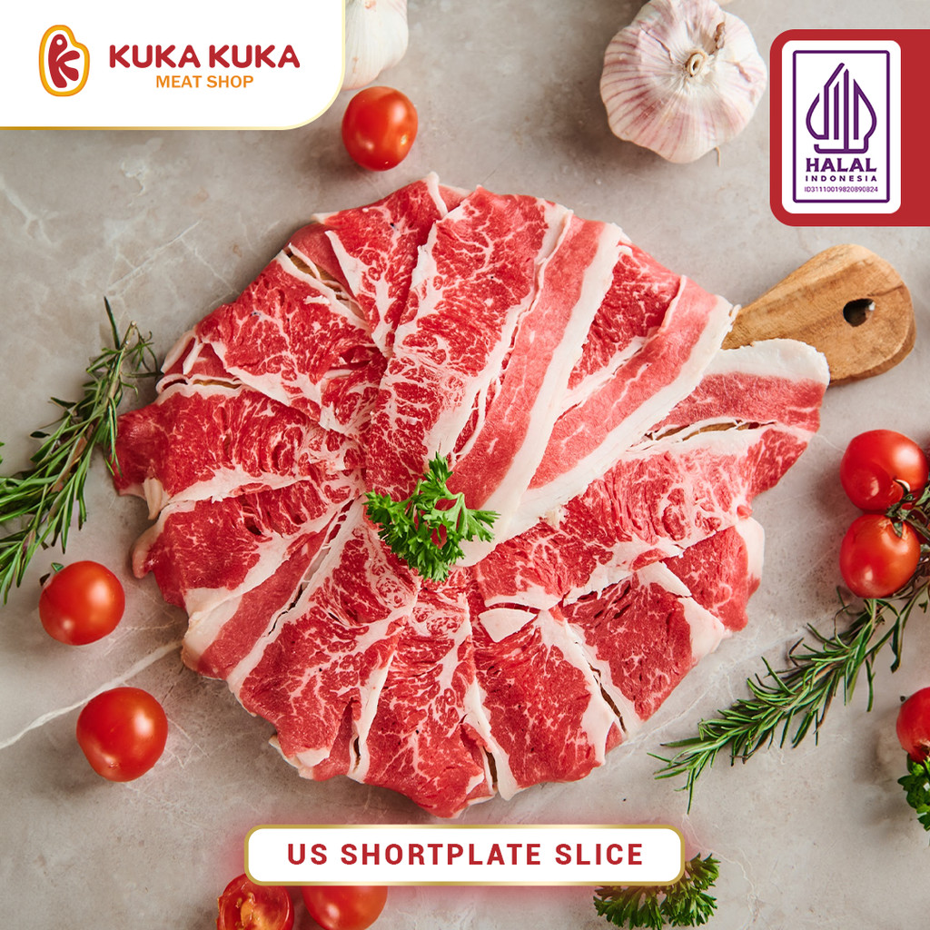 

Daging Sapi Beef Slice US Shortplate FRESH CUT Premium Karubi 500 g