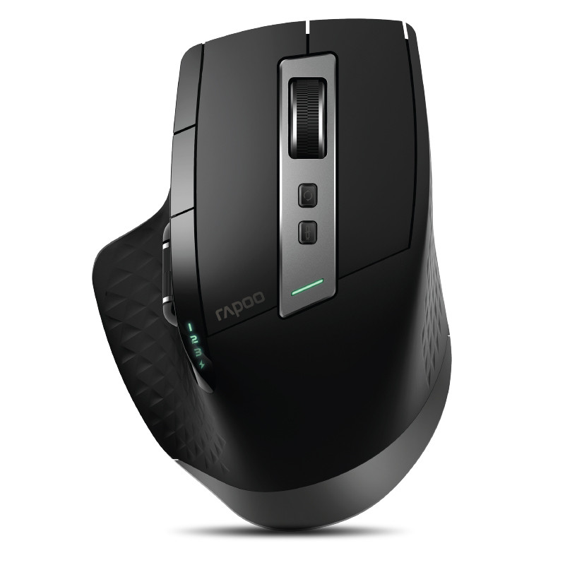 Rapoo MT750L/MT750S Multi-mode Rechargeable Wireless Mouse Ergonomic 3200 DPI Bluetooth Mouse Easy-S