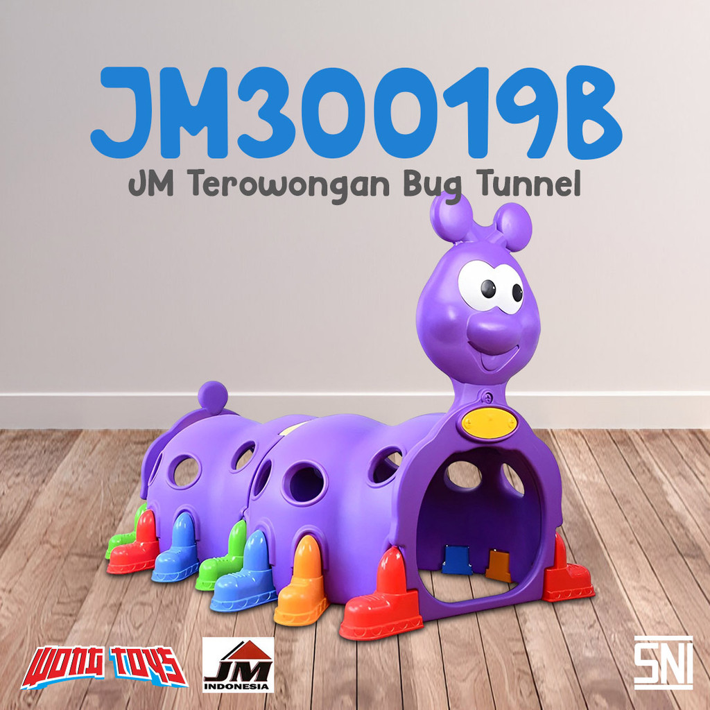 JM Terowongan Bug Tunnel (JM30019B) - Mainan Playground Anak Terowongan