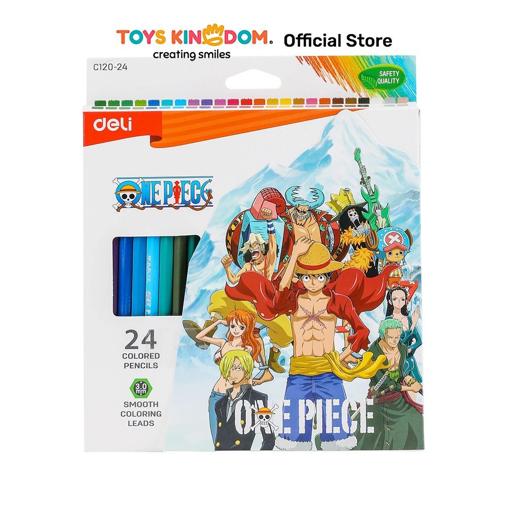 

Toys Kingdom Deli Set 24 Pcs Pensil Warna One Piece Ec12024 Color Pencil Alat Tulis Warna Warni Alat Mewarnai Perlengkapan Sekolah Anak Peralatan Menggambar