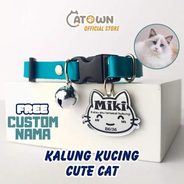 [New Arrival] Kalung Kucing Lucu Custom Kalung Custom Nama Kalung Anjing Poodle Bisa Custom Kastem N