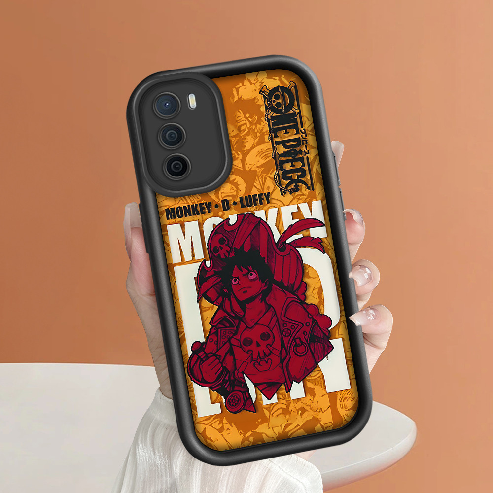 OPPO A16 A16S A54S Case Softcase Case lucu Cassing Casing Hp Kesing Soft Kartun Cute Luffy 3356