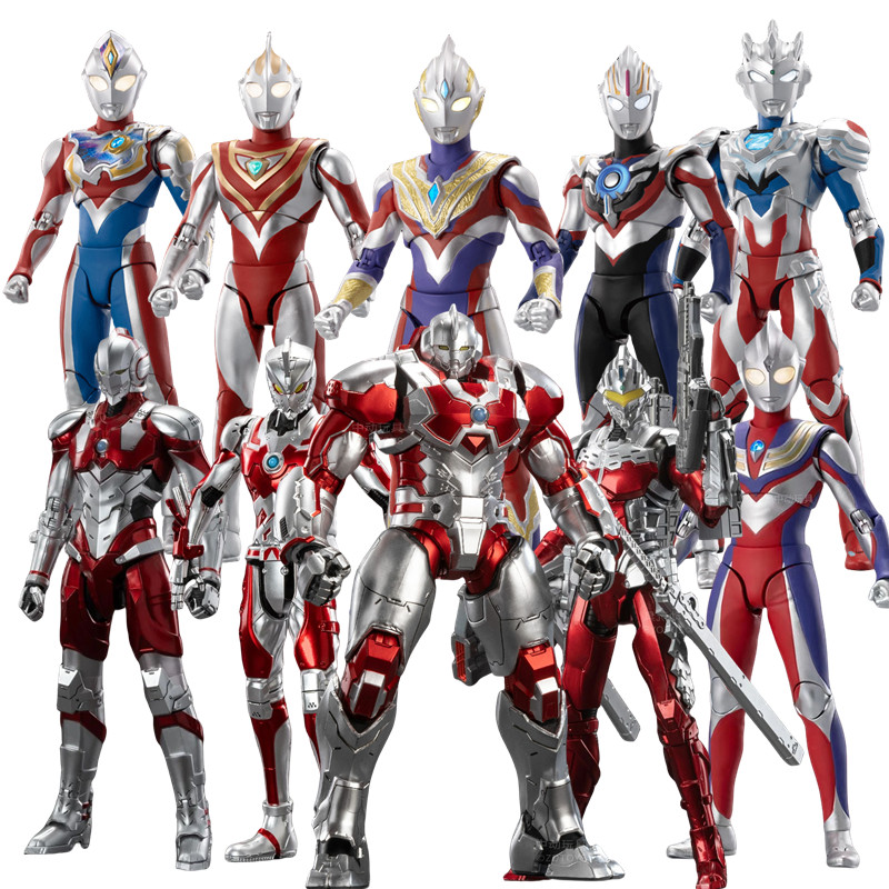 ZD Original Ultraman SUIT Anime Jack SEVEN Tiga Gaia Trigger Decker Orb Z Ace Collect Mecha Ultraman