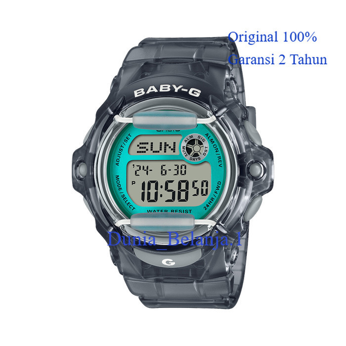 Original 100% Casio Baby-G BG-169U-8BDR Jam Tangan Digital Wanita BG-169U-8B BabyG Garansi Resmi 2 T