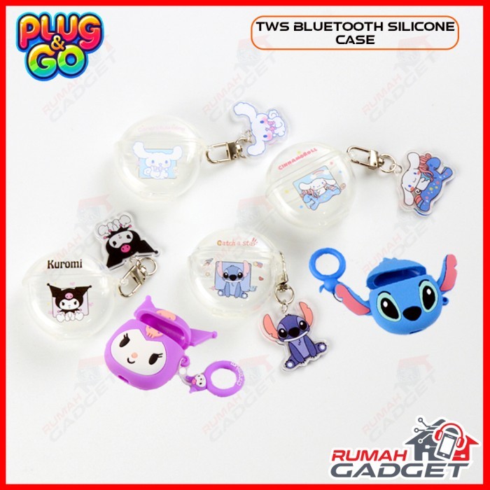 CASE Headset Universal TWS i12 & TWS PRO 6 AIRPODS Bluetooth Earphone Kartun Karakter Lucu