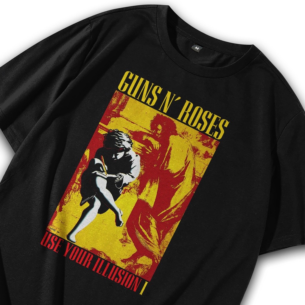 Baju Band / Kaos Band Guns N Roses Use Your Illusion 1 / T shirt Band / Tshirt Vintage Band / Musik 
