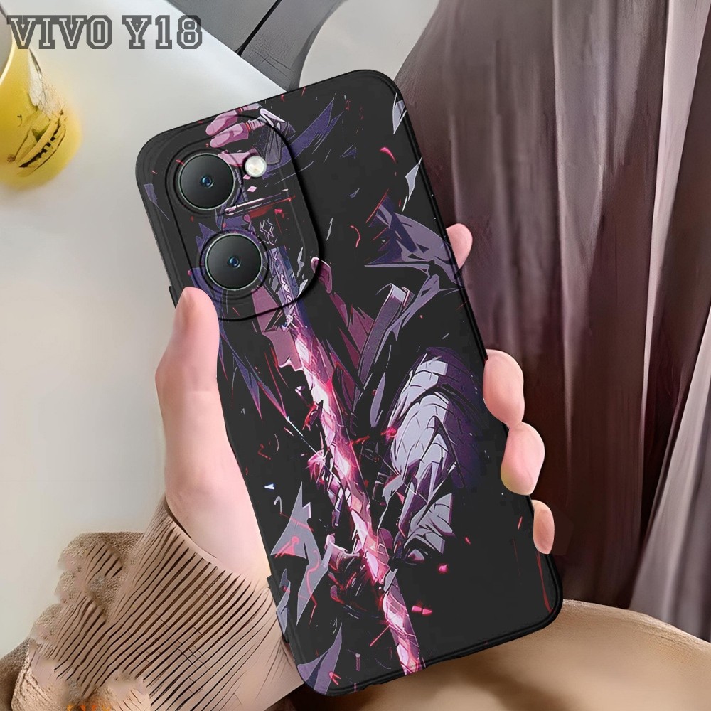 Softcase Hp VIVO Y18 2024/Y03/Y12/Y12S/Y28/Y21S/Y33S Motif ANIME Hits Trendy Kekinian - Case Hp - Ca