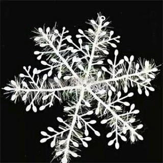 

Ornament SNOW FLAKE Hiasan Pohon Natal Salju Hiasan Scrapbook Craft - 2cm