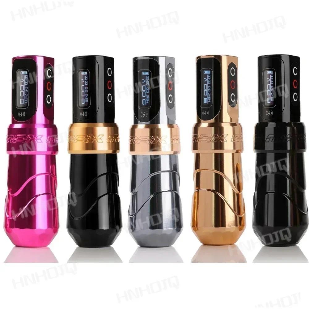 FLUX MAX 4.6mm stroke  Professional Wireless FkIrons Tattoo Machine Pen with Digital LED Display for