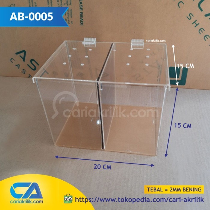 Soliter Cupang / Akuarium Akrilik 15x20x15